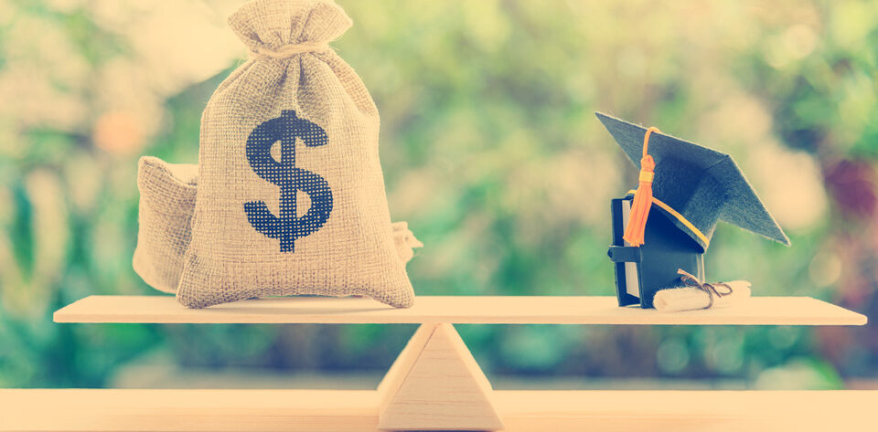 Handling deductions for self education expense